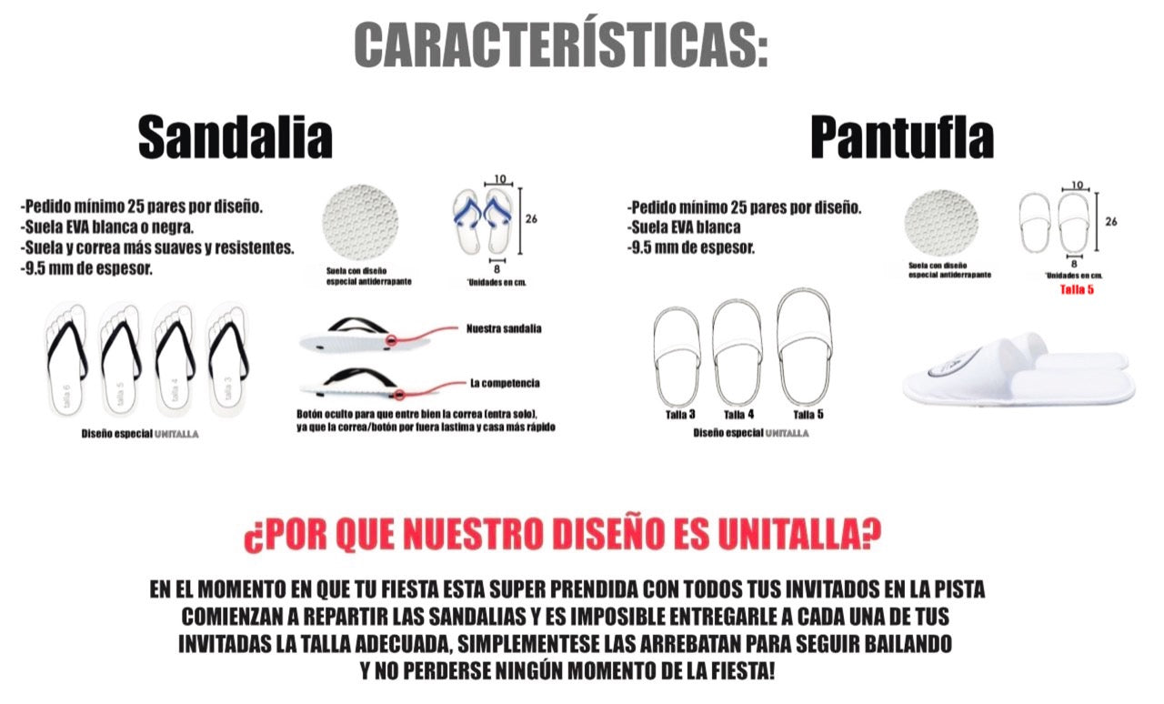 Pantufla Para Sublimar o Imprimir Lisa Blanca
