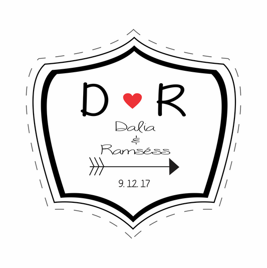 Cilindro para boda - Mod. 85 Flecha & Corazón 💍 | Festiboda