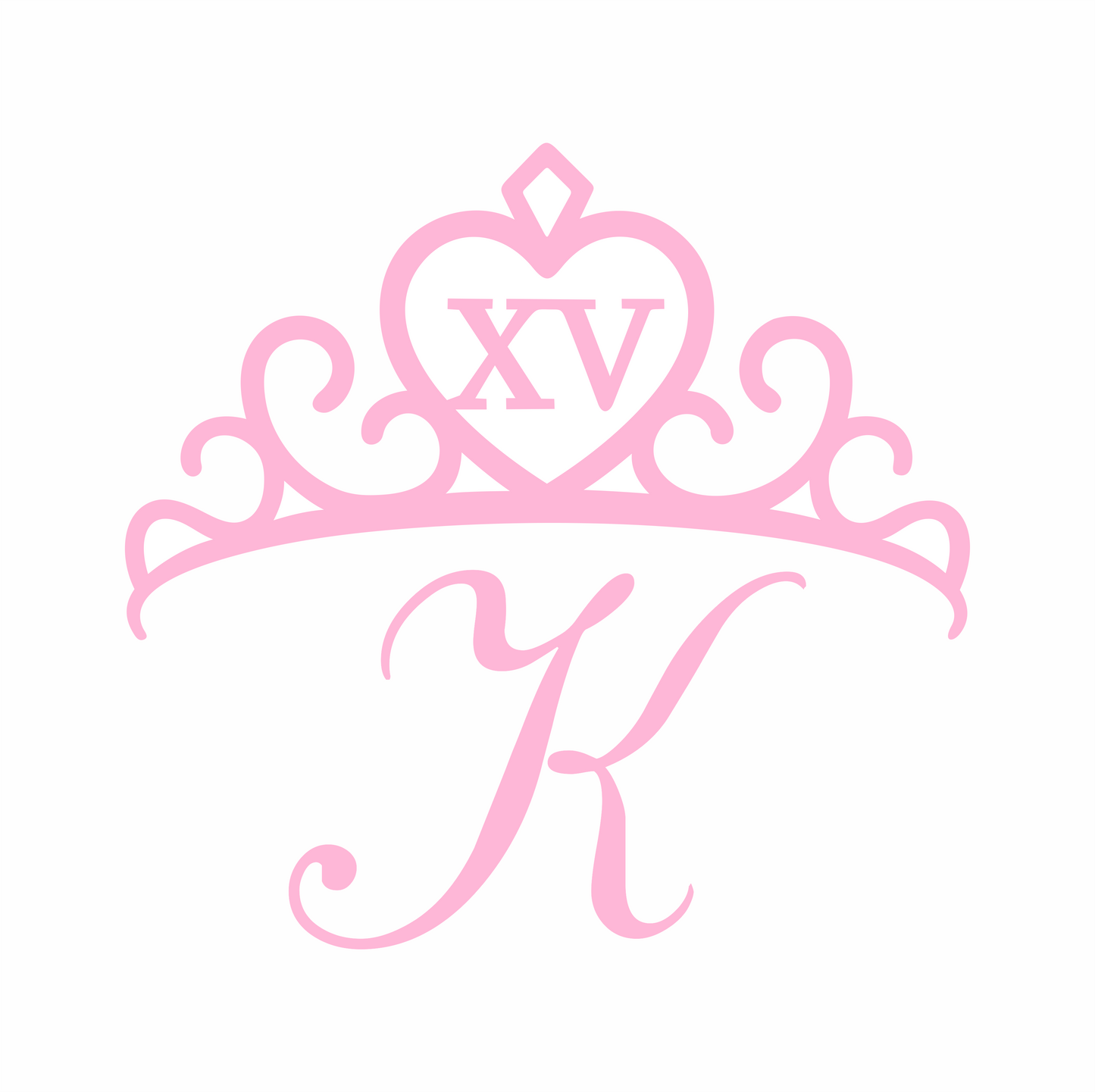 Abanico para XV años Personalizado - Mod. 517 Corona | Festiboda