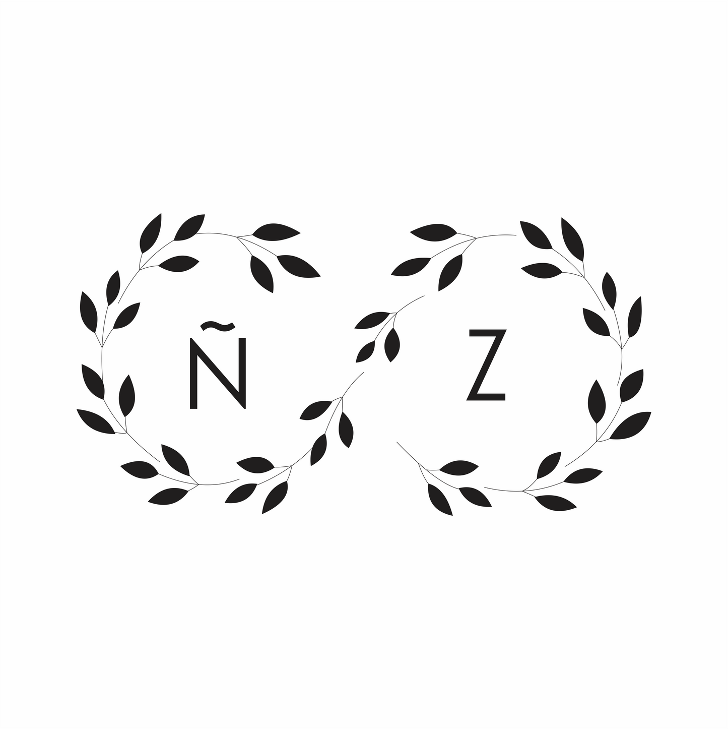 Abanico para Boda Personalizado -  Mod. 3 Laurel 💍 | Festiboda