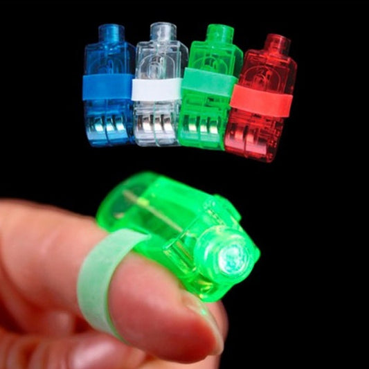 Anillo LED Laser Dedo Bister 4 pzas | Festiboda