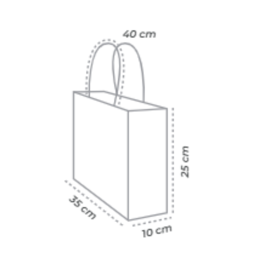 ECO-BOLSA ZAPATERA 25 x 35 +10 cm | Festiboda