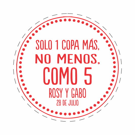 Cilindro para Boda y XV Años - Mod. 78 No menos 💍 | Festiboda