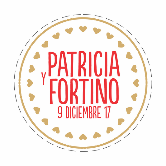 Cilindro para boda - Mod. 133 Corazones 💍 | Festiboda