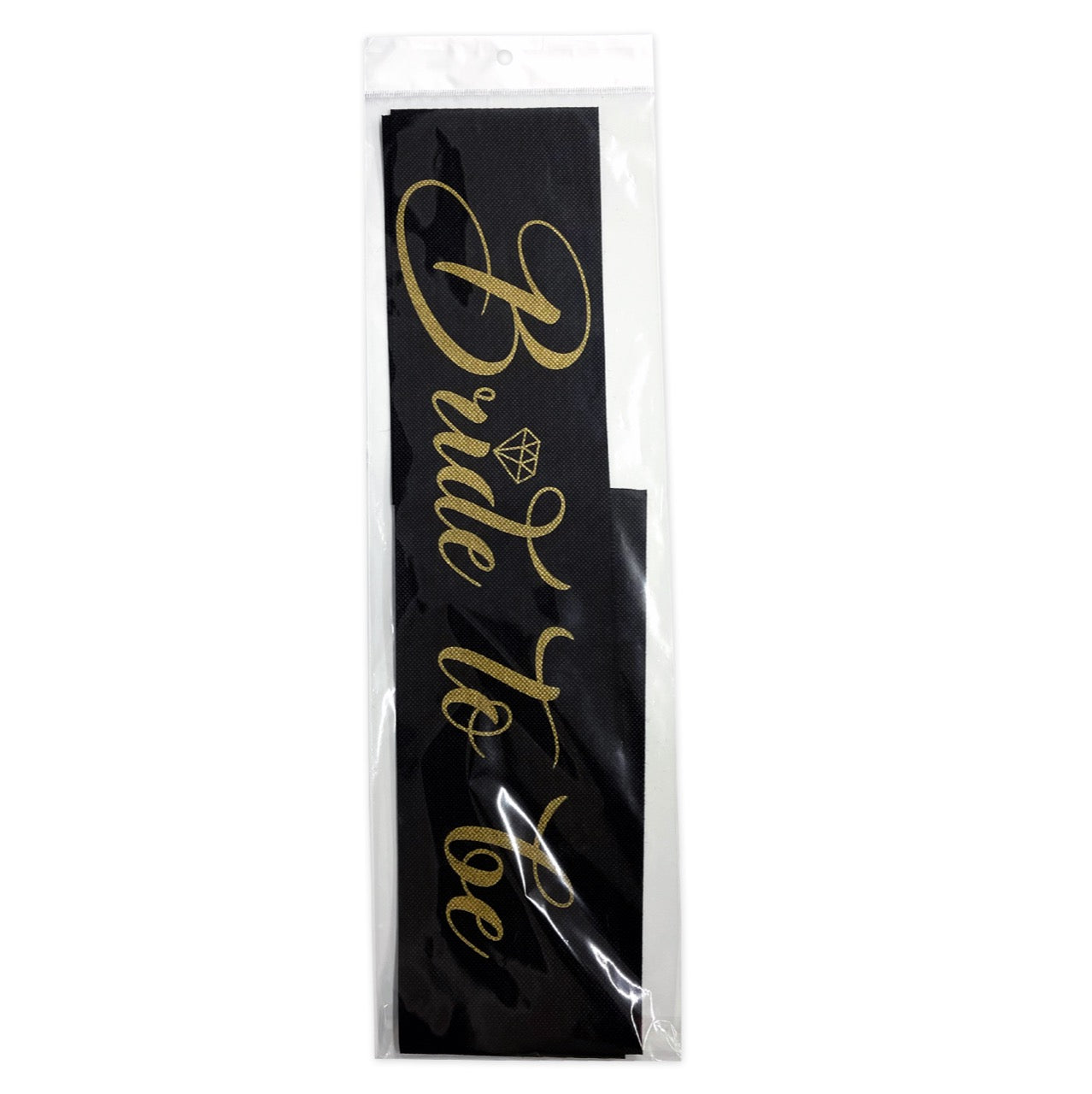 Banda Bride to Be Diamante Negro - Oro ECO | Festiboda