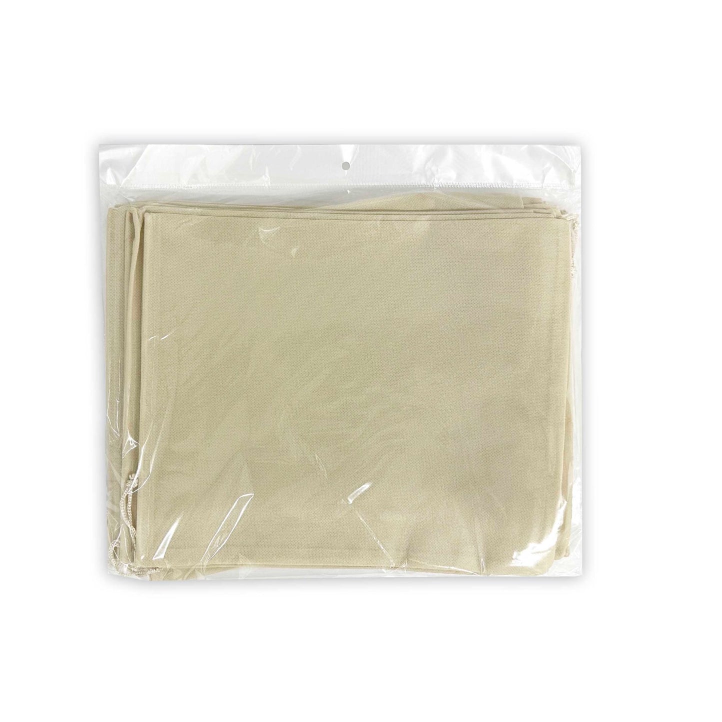 Costalitos Beige para Zapatos de Invitadas 20 pzas –Empacado en