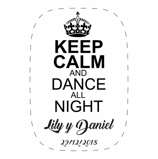 Cilindro para boda - Mod. 123 Keep Calm 💍 | Festiboda