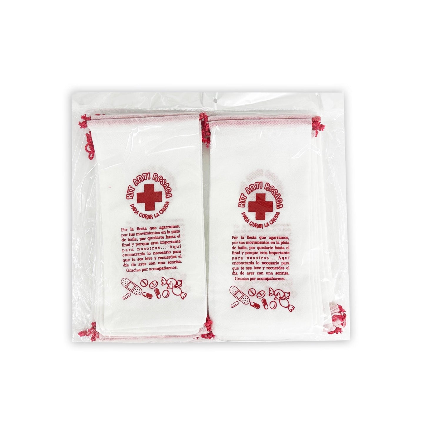 Kit Anticruda Nuevo Blanco Paquete 20 pzas –Empacado en Bolsa Bl
