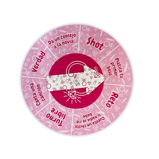 Juego Ruleta Gírale Despedida | Festiboda