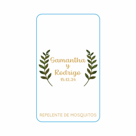 Repelente para Boda Personalizado – Mod. 108 Simple espigal 💍