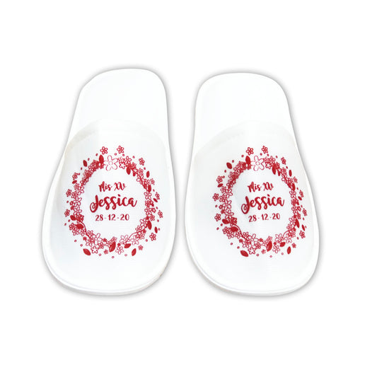 Pantufla Mod 165 Miles Flores | Festiboda