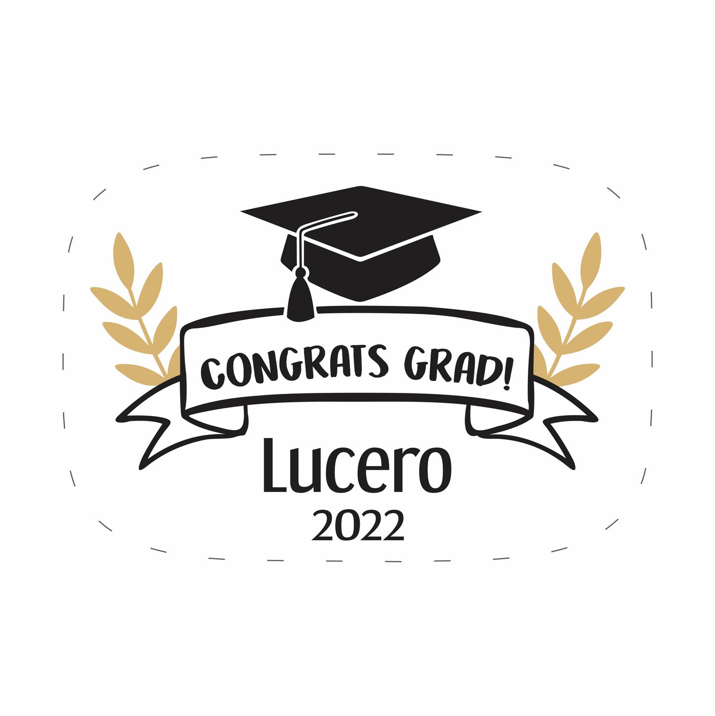 Cilindro para graduacion - Mod. 171 Congratulations 🧴 | Festiboda