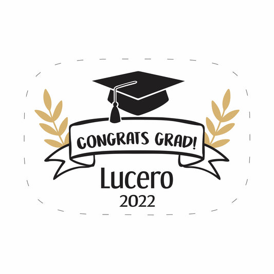 Cilindro para graduacion - Mod. 171 Congratulations 🧴 | Festiboda