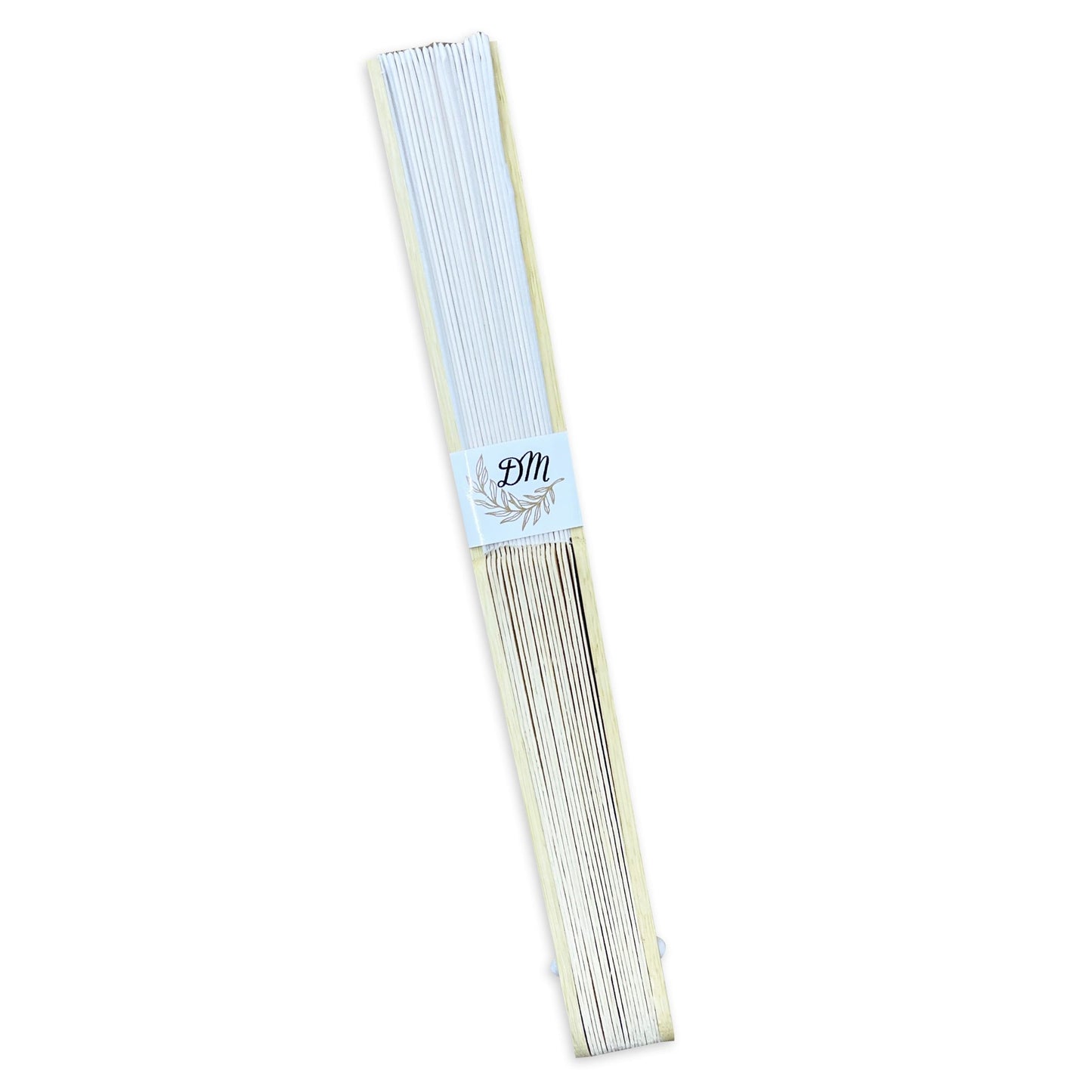 Abanico para Boda Personalizado -  Mod. 26 media hoja dorada 💍
