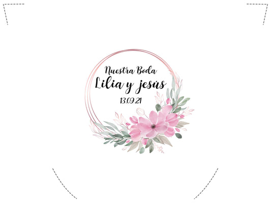 Pantufla Full Color Mod 196 Oro rosado | Festiboda