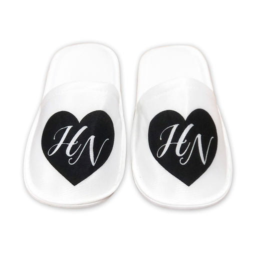 Pantufla Mod 29 Negro Corazón | Festiboda