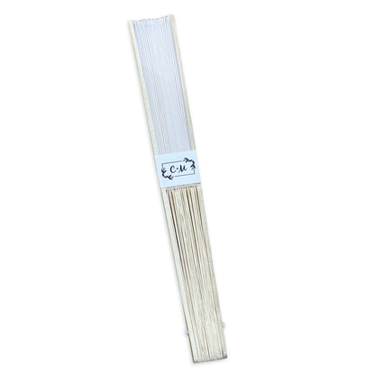 Abanico para Boda Personalizado -  Mod. 29 Rectángulo Flor 💍