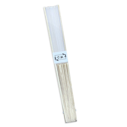Abanico para Boda Personalizado -  Mod. 29 Rectángulo Flor 💍