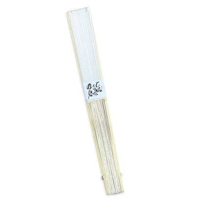 Abanico para Boda Personalizado -  Mod. 38 Rama Curva 💍