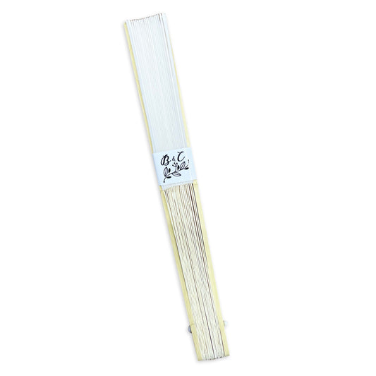 Abanico para Boda Personalizado -  Mod. 38 Rama Curva 💍