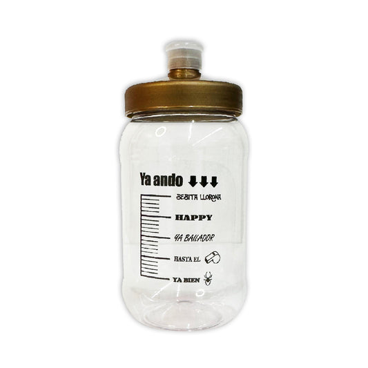 Cilindro Mod. 44 Medidor --YO ANDO-- ( Tinta: Negra - Tapa: Oro -