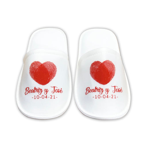 Pantufla Mod 76 Huella y Nombres | Festiboda