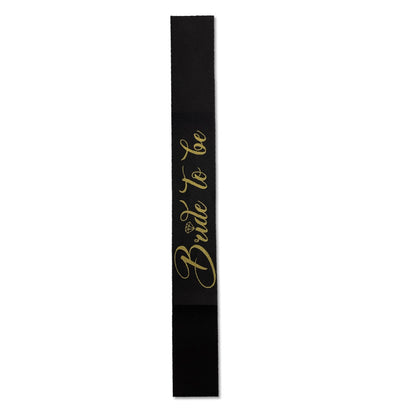 Banda Bride to Be Diamante Negro - Oro ECO | Festiboda