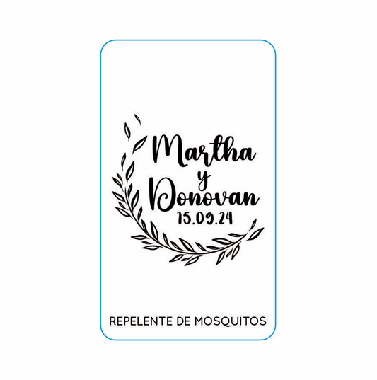 Repelente para Boda Personalizado – Mod. 50 Vuela Vuela 💍