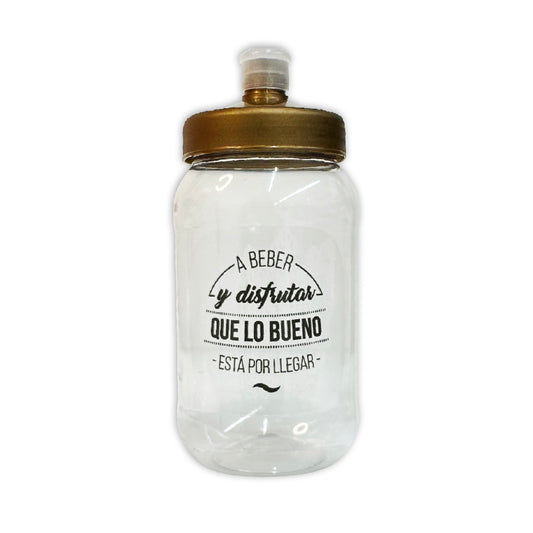 Cilindro Mod. 51-A Beber  ( Tinta: Negra - Tapa: Oro - Vinil :Tra