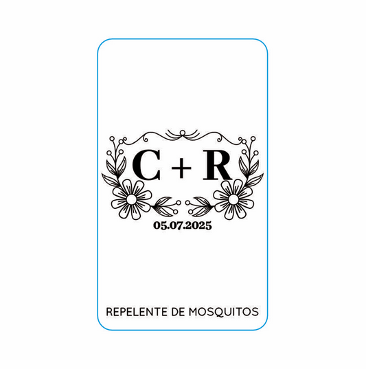 Repelente para Boda Personalizado – Mod. 51 Margaritas 💍