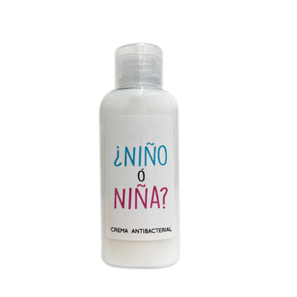 Gel Antibacterial ó Crema para Fiesta Baby Shower Bautizo Perzona