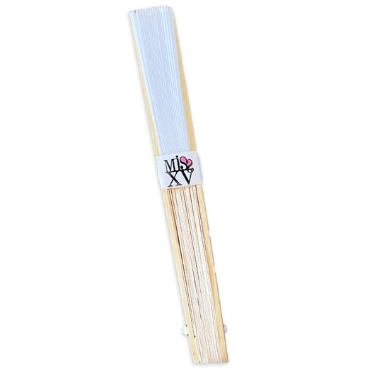 Abanico para XV años Personalizado - Mod. 518 Miss XV Corazon