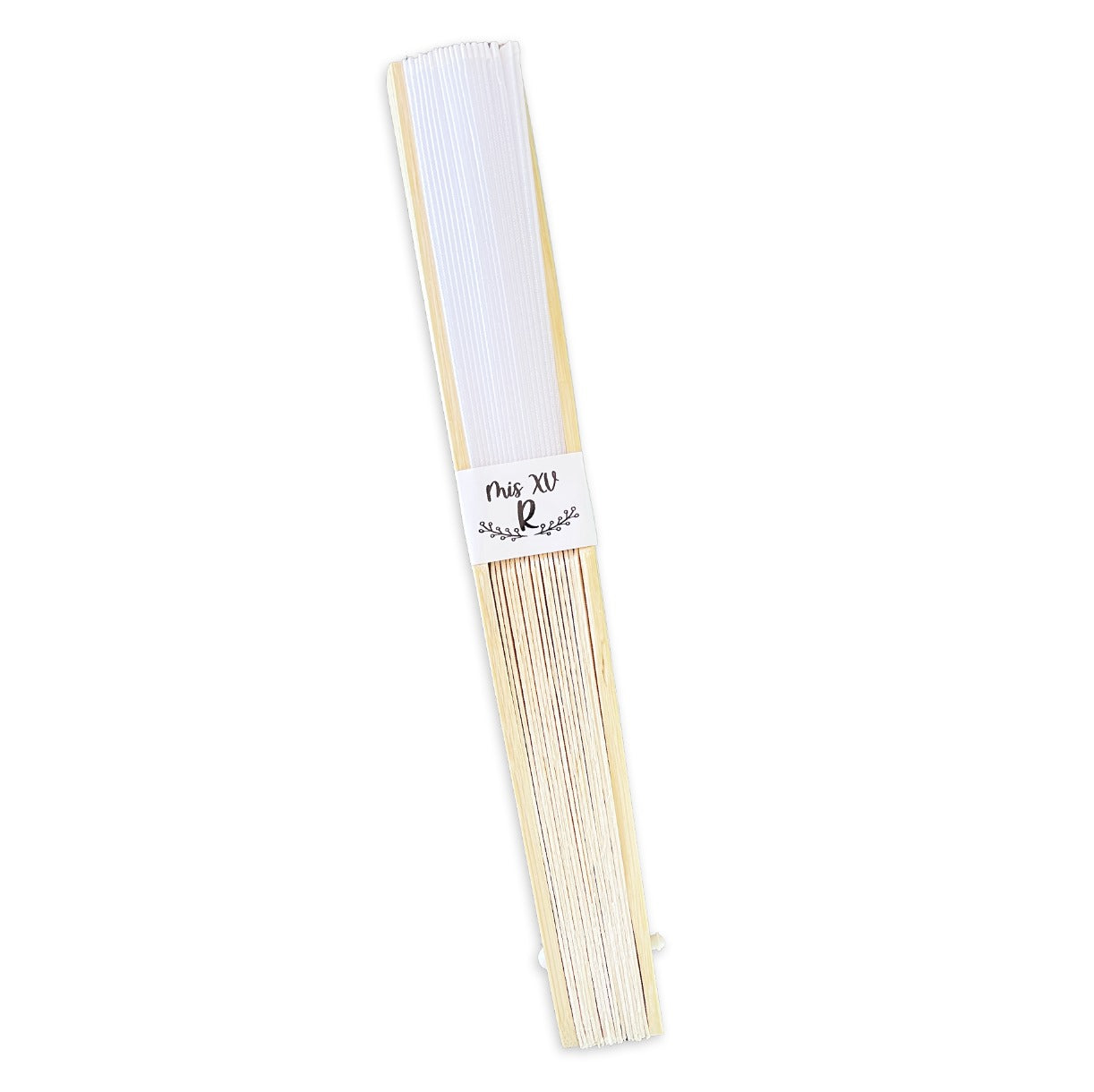 Abanico para XV años Personalizado - Mod. 542 Espiga de Quince