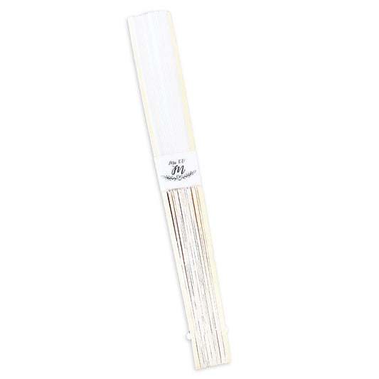Abanico para XV años Personalizado - Mod. 572 Cursivisima