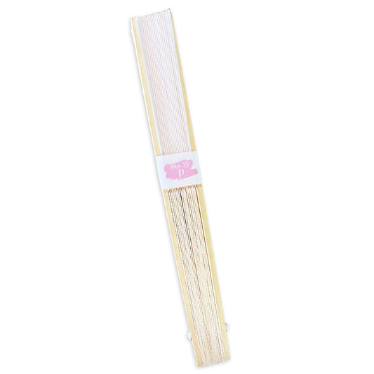 Abanico para XV años Personalizado - Mod. 575 Pinceleada Rosada