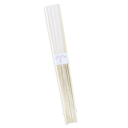 Abanico para XV años Personalizado - Mod. 577 Flecha Lila