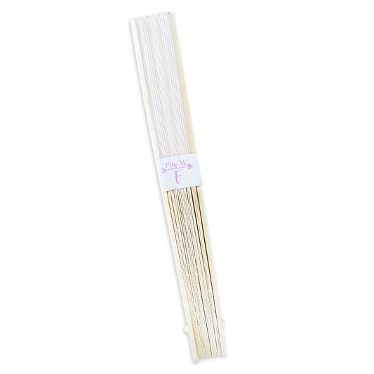 Abanico para XV años Personalizado - Mod. 577 Flecha Lila