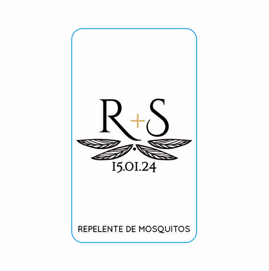 Repelente para Boda Personalizado – Mod. 60 Iniciales mas 💍