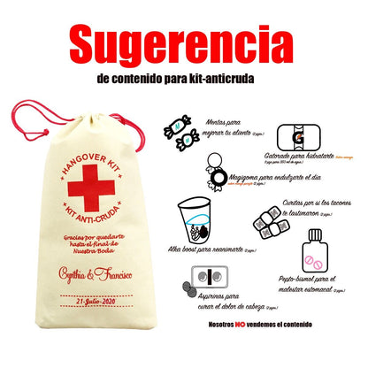 Costalito para Kit Anticruda para Boda mod. 14 La cruda 💍