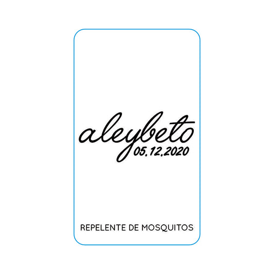 Repelente para Boda Personalizado – Mod. 33 Corrido 💍 | Festiboda