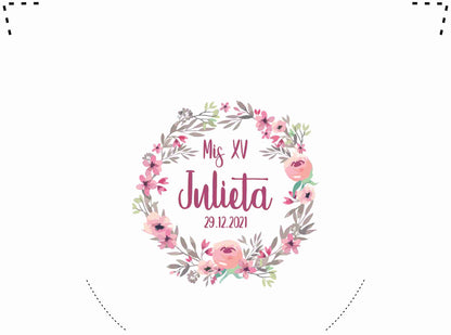 Pantufla Full Color Mod 172 Rosas Mas Rosas | Festiboda