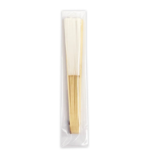 Abanico para Boda con Etiqueta Blanca -- EMBOLSADO-- -- 🔥 ENVIO I