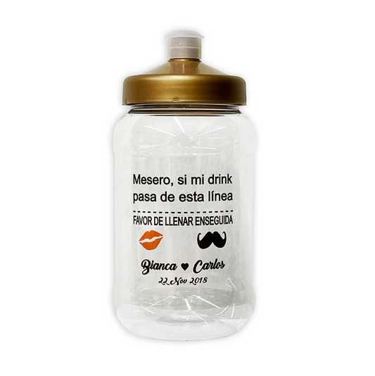 Cilindro Mod. 42 Si mi Drink   ( Tinta: Negra / Roja  - Tapa: Neg