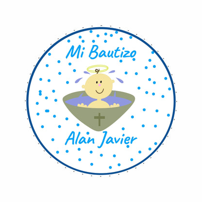 Cilindro para bautizo - Mod. 519 Bautizo 🧴 | Festiboda