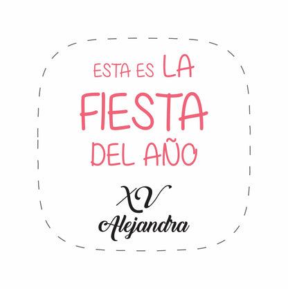 Cilindros para XV Años - Mod. 26 La Fiesta del Año 🎉 | Festiboda