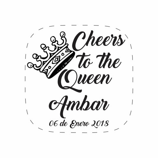 Cilindro para boda - Mod. 37 Queen Corona 💍 | Festiboda