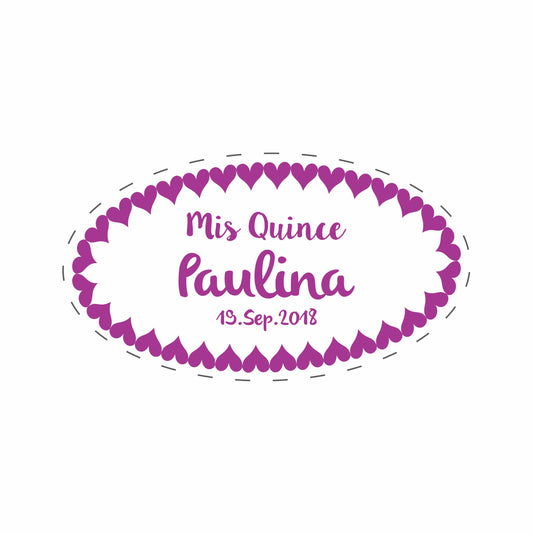 Cilindro para XV años - Mod. 1 Mis Quince 🧴 | Festiboda