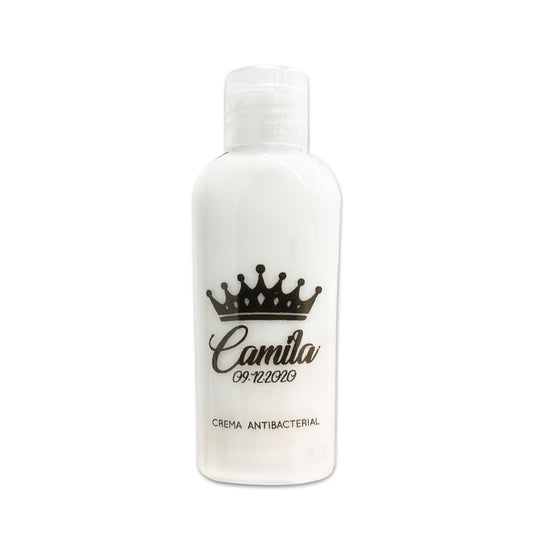 Gel Antibacterial ó Crema para XV Años Personalizado Mod. 41 Mis
