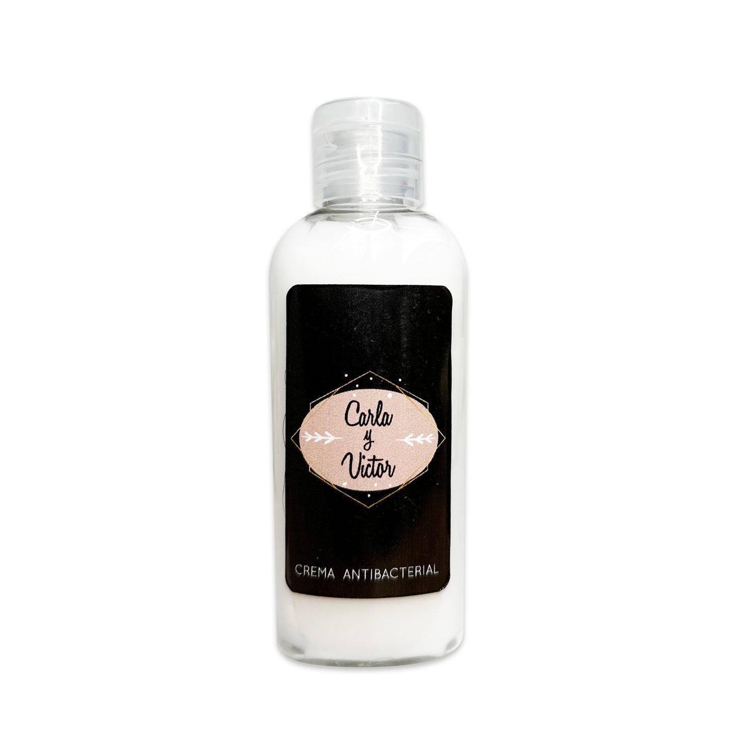 Gel Antibacterial ó Crema para Boda Personalizado Mod. 25 Pareja
