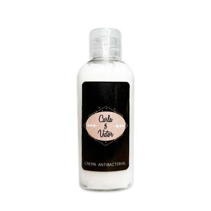 Gel Antibacterial ó Crema para Boda Personalizado Mod. 25 Pareja
